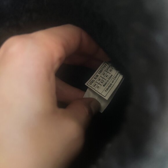 UGG Women’s Appalachian Tall Black Suede Boots – Size 10 - Picture 5 of 5